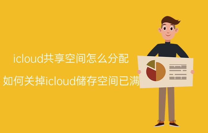 icloud共享空间怎么分配 如何关掉icloud储存空间已满？